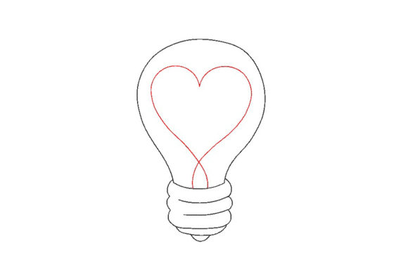 A Light Bulb with a Heart