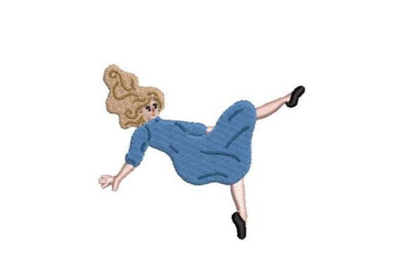 Alice Falling: A Charming Embroidery Design for Meaningful Gifts