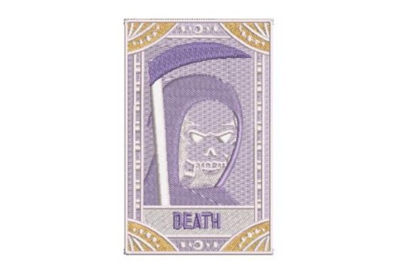 Death Tarot Card Embroidery Design Review