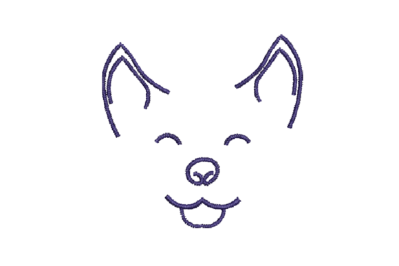 Dog Face Line Art Embroidery Review