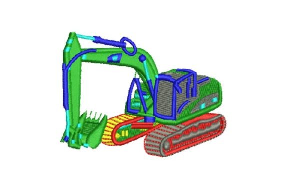 Excavator Machine Embroidery Design Review