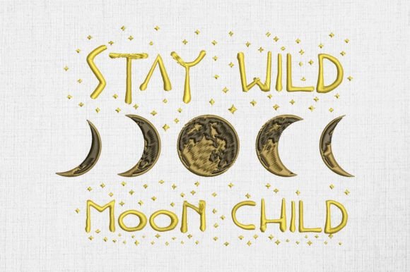 Moon Phase Stay Wild Moon Child Hippie Review