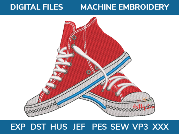 Sneakers Embroidery Design Review: A Sporty Touch for Handmade Gifts